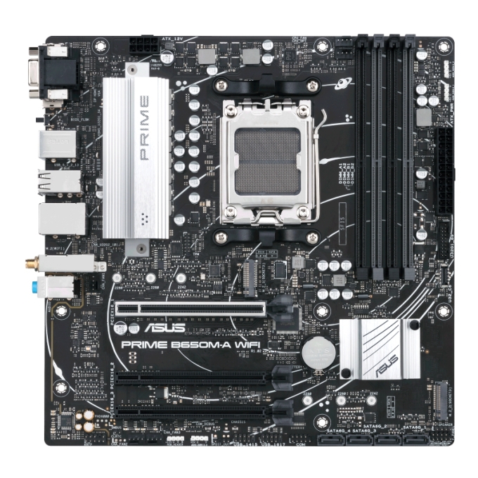 MOTHERBOARD ASUS PRIME B650M-A WIFI, CHIPSET AMD B650, SOCKET AMD AM5, MATX / ASUS