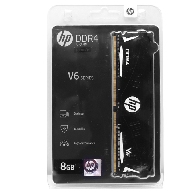 Memoria HP V6 Series, 8GB, DDR4, 3600 MHz, PC4-28800, CL-18, 1.35V / HP