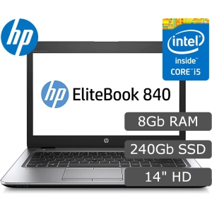 Laptop HP Elitebook 850 g3 i7-6ta 16Gb RAM, Disco Solido 240Gb SSD, Pantalla 15