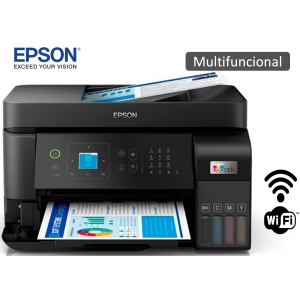 Impresora Multifuncional Epson EcoTank L5590, USB/LAN, Wi-Fi Sistema Tinta continua