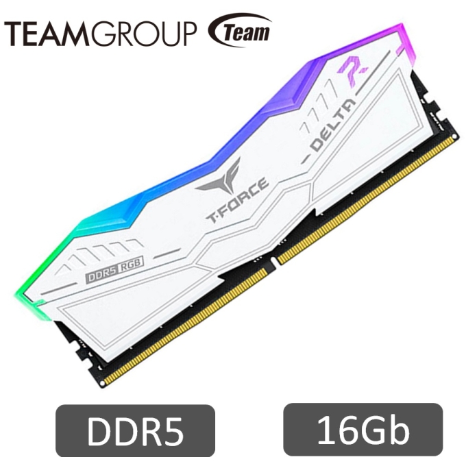 Memoria RAM TEAMGROUP 16Gb T-FORCE DELTA RGB DDR5-5200MHz / TEAMGROUP