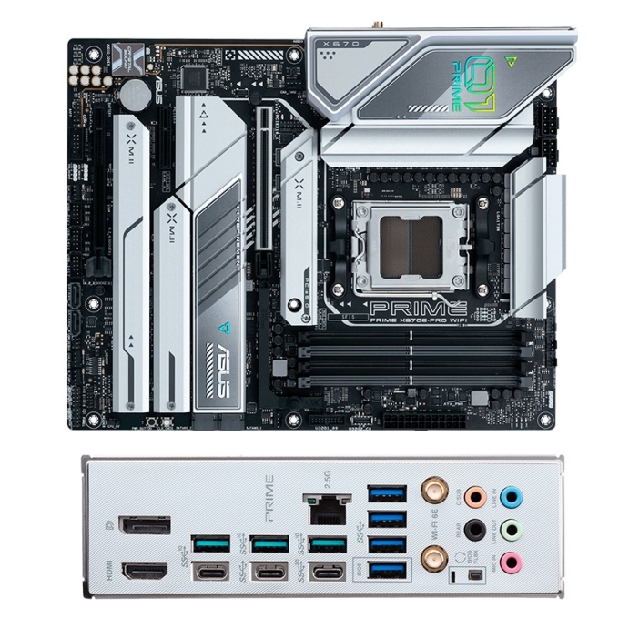 Placa Madre Mainboard ASUS PRIME X670E-PRO WiFi, Chipset AMD X670, Socket AMD AM5, ATX DDR5 / ASUS