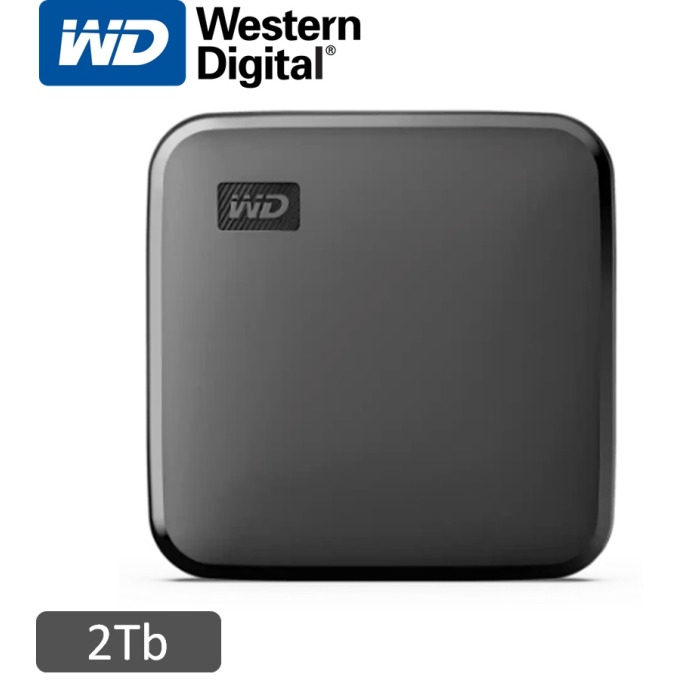 Disco duro externo Solido Western Digital Elements SE SSD Portatil, 2TB, USB 3.0 / Western Digital