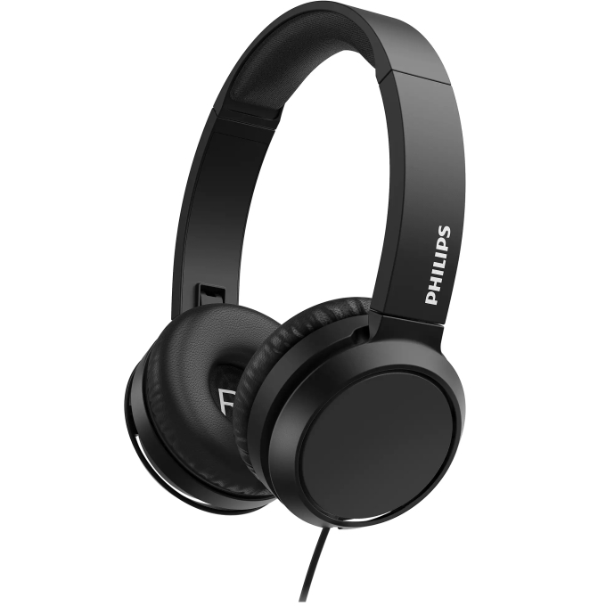 Audifono con Microfono PHILIPS TAH4105BK 3.5MM EXTRA BASS PLEGABLE BLACK / PHILIPS