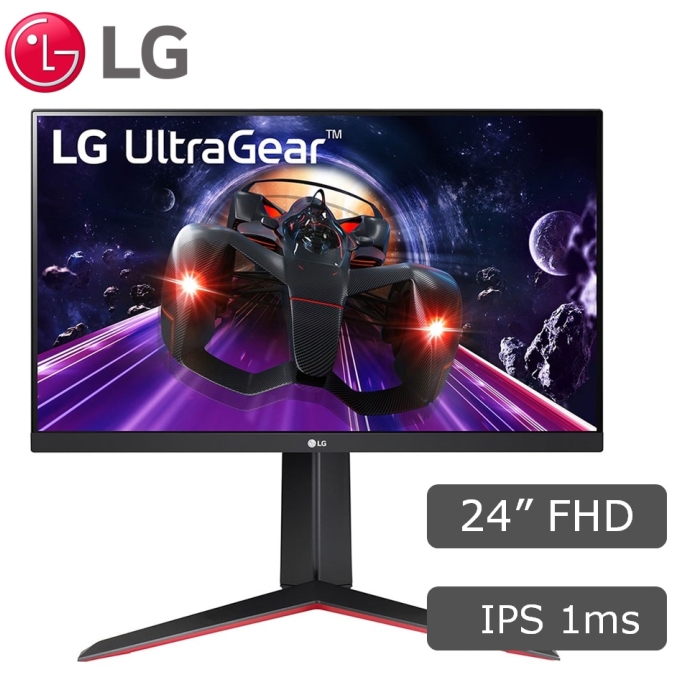 Monitor LG UltraGear 23.8pulgadas FullHD IPS 1ms Gamer 24GN65R-B / LG
