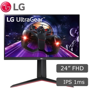 Monitor LG UltraGear 23.8 FullHD IPS 1ms Gamer 24GN65R-B