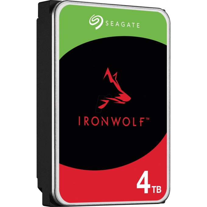 Disco duro Seagate Ironwolf NAS ST4000VN006, 4TB, SATA 6Gb/s, 5400rpm, 256MB Cache, 3.5pulgadas / Seagate