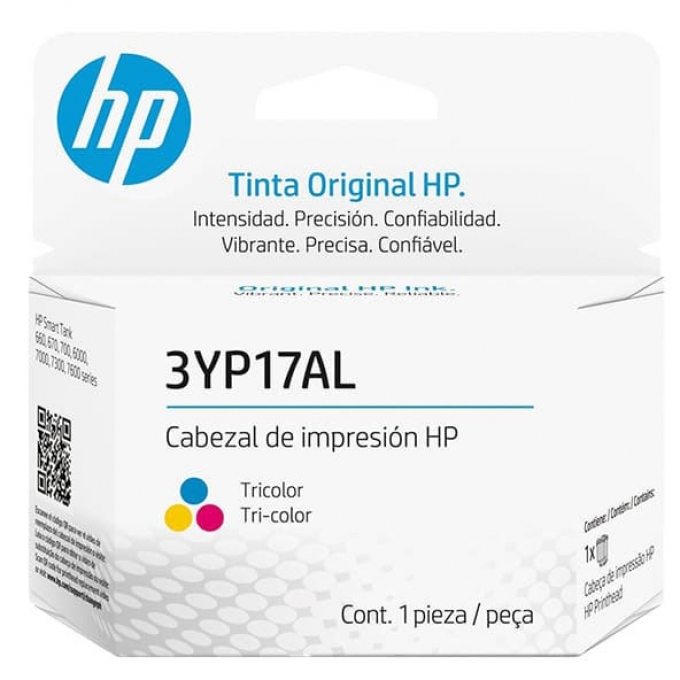 Cabezal color para impresora HP SMART TANK 670, 720, 750, 790, 6000, 7000, 7300, 7600. CABEZAL TRICOLOR / hp