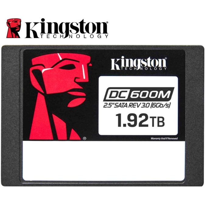 Disco Duro Estado Solido SSD Kingston DC600M 1920GB / 1.92Tb, SATA Rev. 3.0 (6Gb/seg), 2.5pulgadas interno / KINGSTON