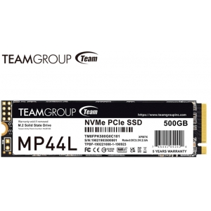 Disco Duro Solido TEAMGROUP MP44L 500GB, M.2, PCI-E 4.0 x4 con NVMe 1.4 interno