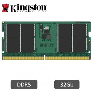 Memoria RAM Kingston 32Gb, DDR5 4800MHz, SODIMM KVR48S40BD8-32 CL40, 1.1V, 262-pin, Non-ECC Laptop
