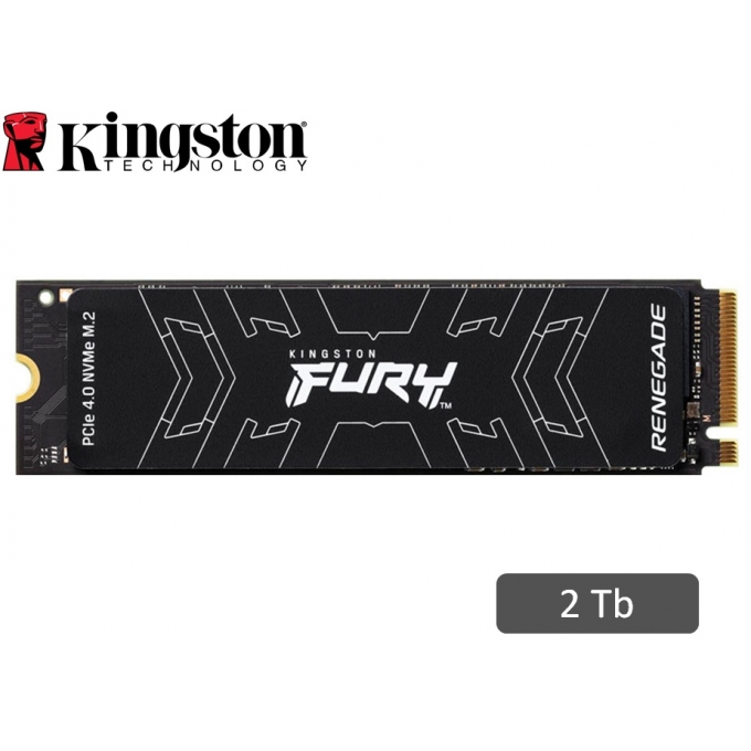 Disco Duro Solido Kingston FURY Renegade 2TB, M.2 2280 PCIe 4.0 NVMe interno / KINGSTON