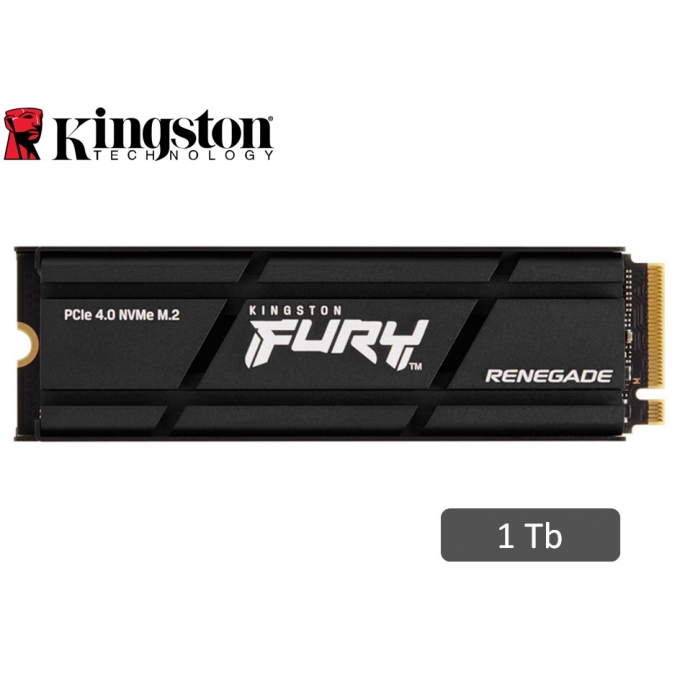 Disco Duro Solido Kingston FURY Renegade 1TB, M.2 2280 PCIe 4.0 x4 NVMe interno / KINGSTON