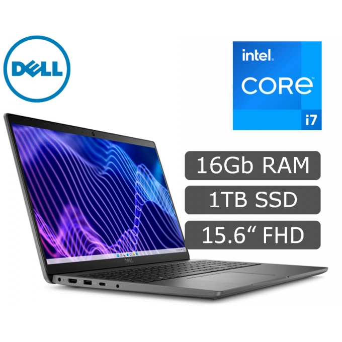 Laptop Dell Latitude 3540, Core i7-1355U hasta 5.00GHz, Memoria RAM 16GB, Disco Solido 1TB, Pantalla15.6pulgadas FHD LED / DELL