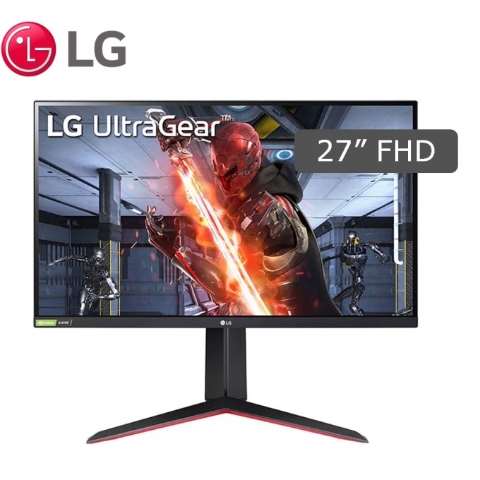 Monitor Gaming LG UltraGear 27GN65R, 27pulgadas FHD IPS (1920 x 1080), HDMI(2)/DP/Headphone Out. / LG