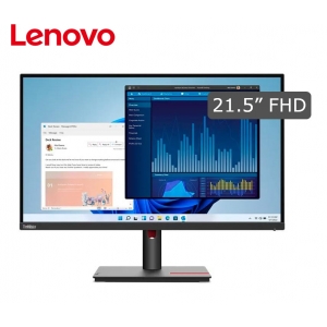 Monitor Lenovo ThinkVision T22i-30, 21.5 1920x1080 WLED IPS HDMI/DP/VGA Color Raven Black