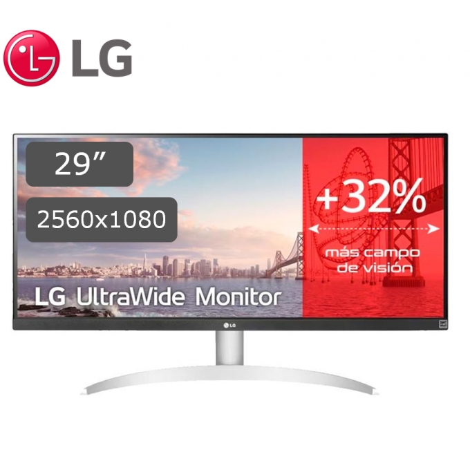 Monitor LG UltraWide 29WQ600-W, 29pulgadas WFHD (2560 x 1080), Panel IPS, LED / LG