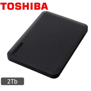 Disco duro externo Toshiba, 2TB CANVIO ADVANCE BLACK -V10