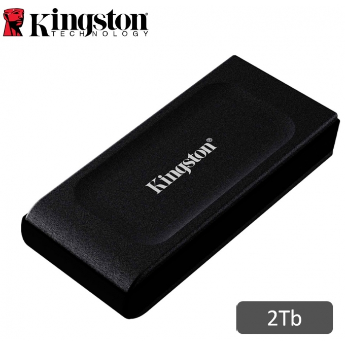 Disco Solido Externo Kingston XS1000, 2TB, USB 3.2 Gen 2 Tipo-C / Kingston
