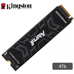Disco Duro Solido SSD Kingston FURY Renegade 4Tb, M.2 2280 PCIe 4.0 NVMe interno