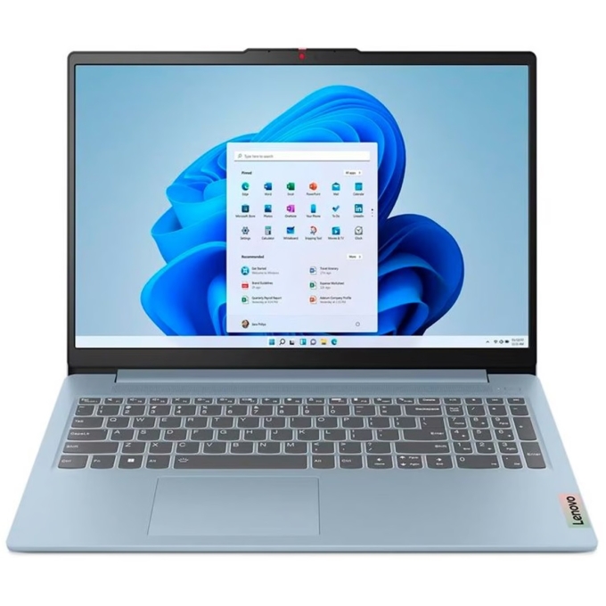 Laptop Lenovo IdeaPad Slim 3 15IAN8 i3-N305 1.8/3.8GHz, Memoria 8GB LPDDR5-4800, Disco 512Gb SSD M.2, Pantalla 15.6pulgadas FHD / LENOVO