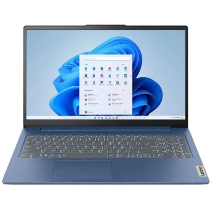 Laptop Lenovo IdeaPad Slim 3, Intel i5-12450H, Memoria 8GB LPDDR5, Disco 512GB SSD M.2, Pantalla 15.6pulgadas FHD / LENOVO