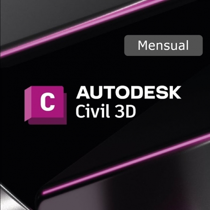 Licencia Autodesk Autocad Civil 3D Windows/Mac - Mensual - 1PC / AUTODESK