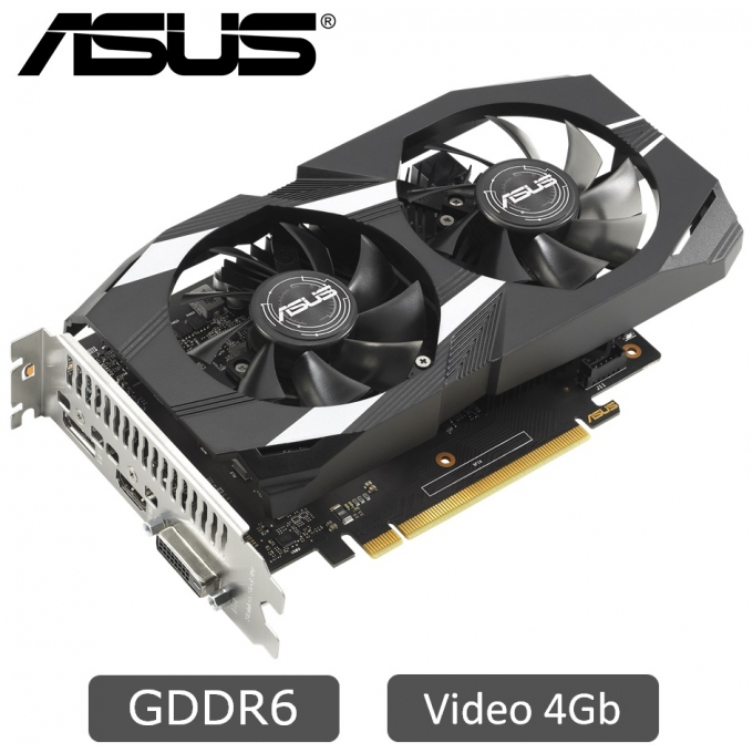 Tarjeta de video ASUS Dual GeForce GTX 1650 4GB GDDR6 EVO, PCI Express 3.0 / ASUS