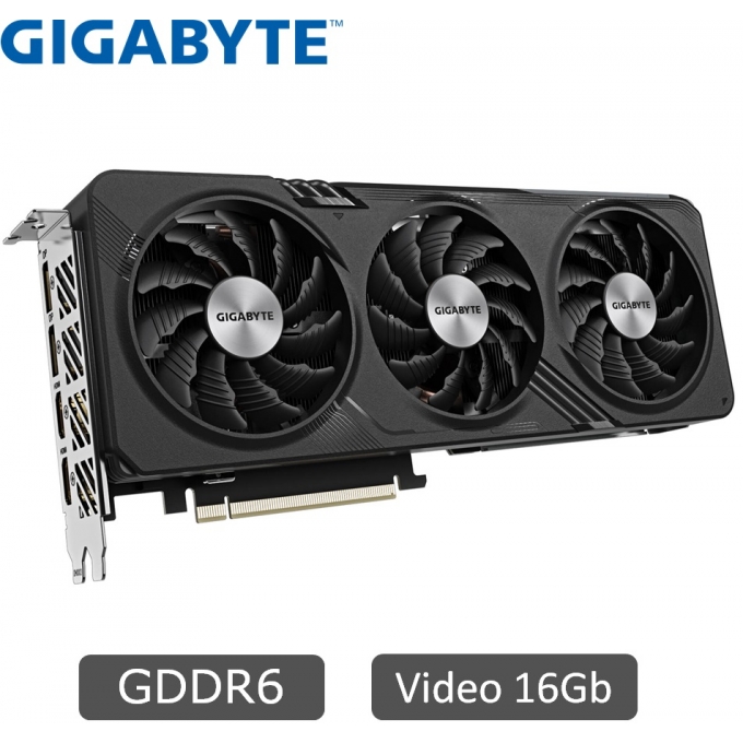 Tarjeta de video Gigabyte GeForce RTX 4060 Ti GAMING OC 16G, 16GB GDDR6, PCI-E 4.0 / Gigabyte