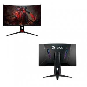 Monitor Teros TE-3215G, Curvo 31.5pulgadas VA, 165hz, 1920x1080, Full HD, HDMI,DP, SPEAKER Gamer / TEROS