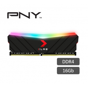 Memoria Ram PNY XLR8 RGB Gaming 16GB DDR4-3200 MHz, PC4-25600, CL16, 1.35V.