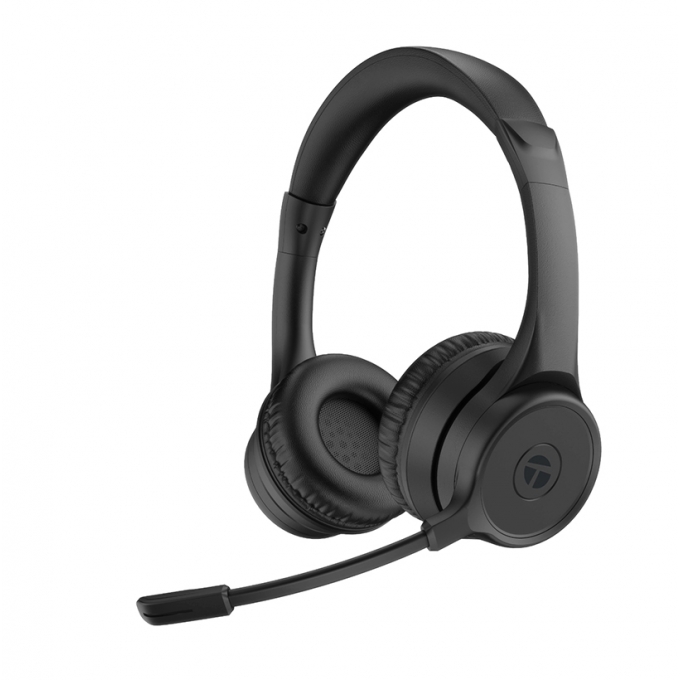 Audifono con Microfono TEROS TE8035N (HEADSET), NEGRO Inalambrico / Teros