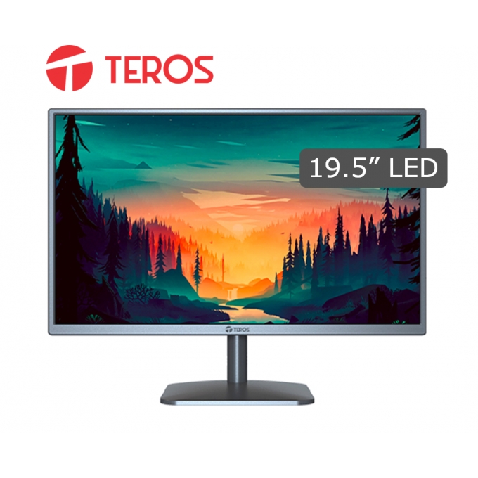 Monitor Teros TE1914S, Pantalla 19.5pulgadas Led, 1600x900, HDMI / VGA / Audio/ Speaker / TEROS