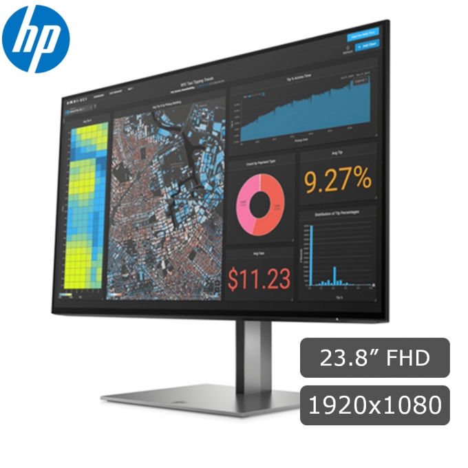 Monitor HP Z24f G3 QHD 23.8pulgadas FHD IPS HDMI / DP-In / DP-Out / USB-A(4) 3.2 Gen1. / HP