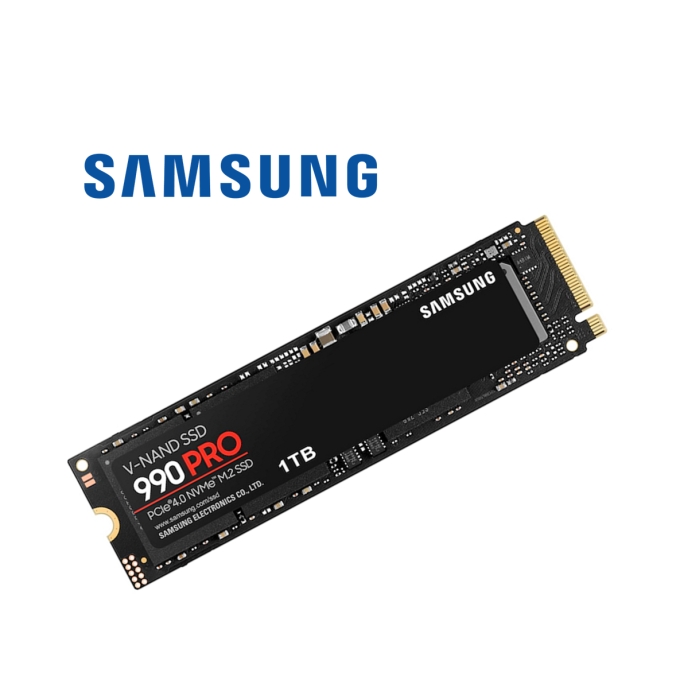 Disco Duro Solido SSD Samsung 990 PRO 1TB M.2 2280, PCIe Gen 4.0 x4, NVMe 2.0 / SAMSUNG