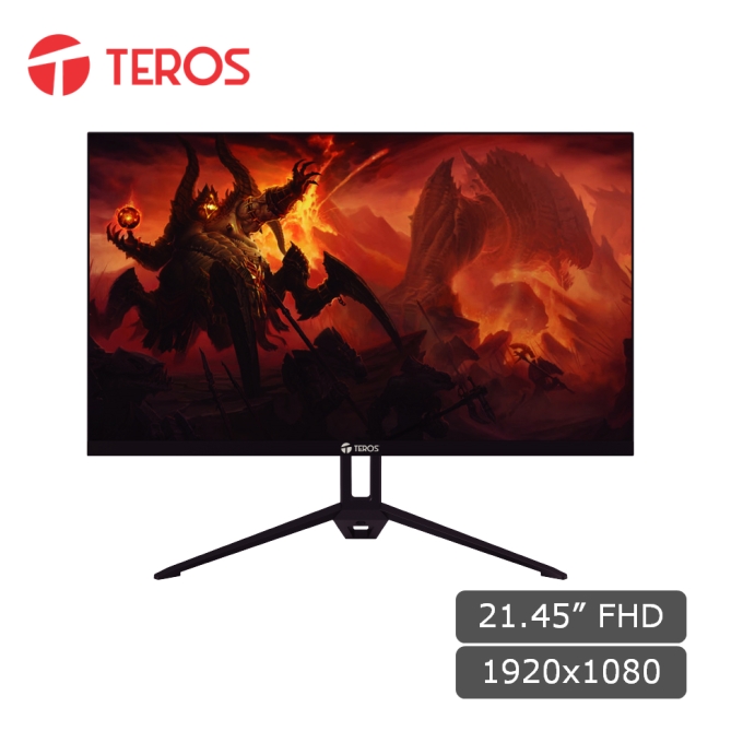 Monitor Teros TE-2123S, 21.45pulgadas IPS, 1920x1080 Full HD, HDMI / VGA / SPEAKER / TEROS