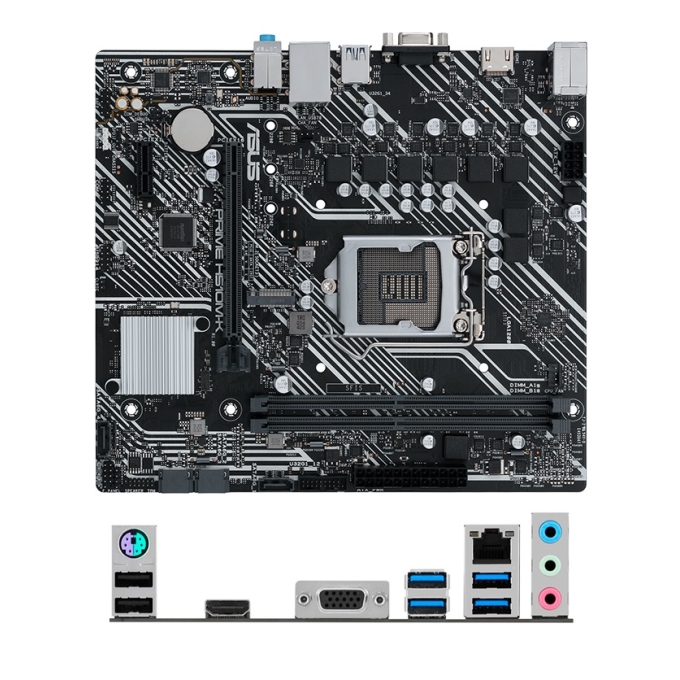 Motherboard ASUS PRIME H510M-K R2.0 Chipset Intel H470, LGA1200, Micro ATX / 