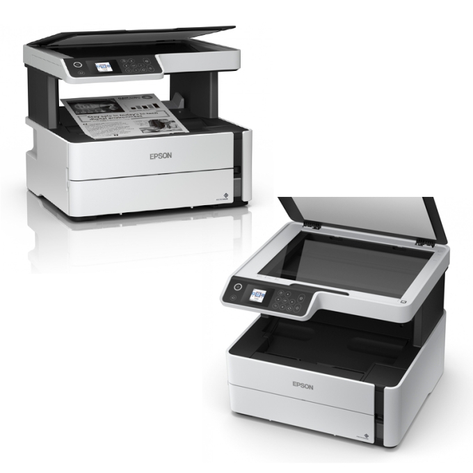 Impresora Multifuncional de tinta Epson EcoTank ET-M2170, imprime/escanea/copia, USB/LAN/WiFi. / EPSON