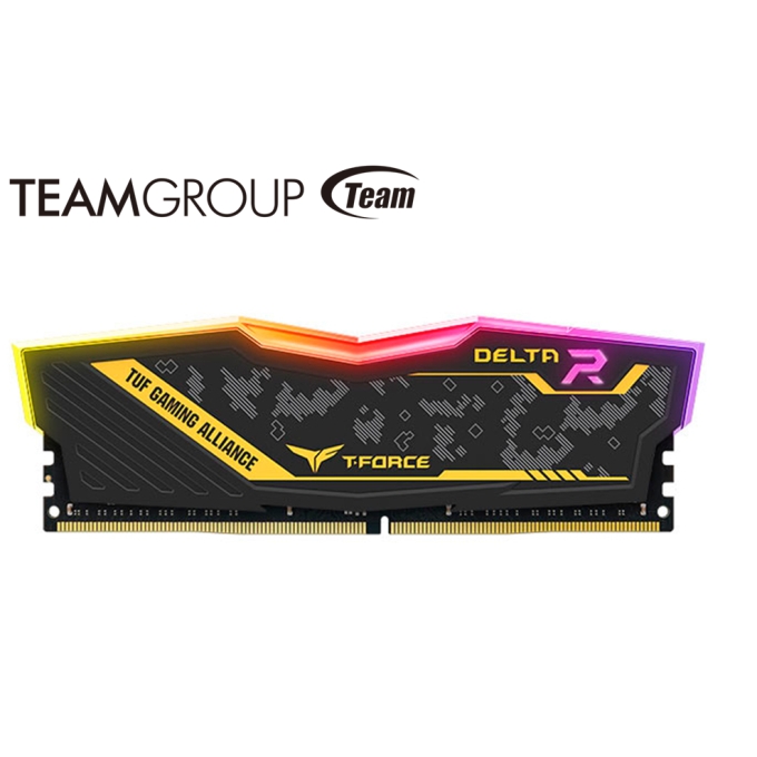 Memoria TG T-Force DELTA TUF Gaming RGB, 16GB, DDR4-3200 MHz, CL16-20-20-40 1.35V / TEAMGROUP