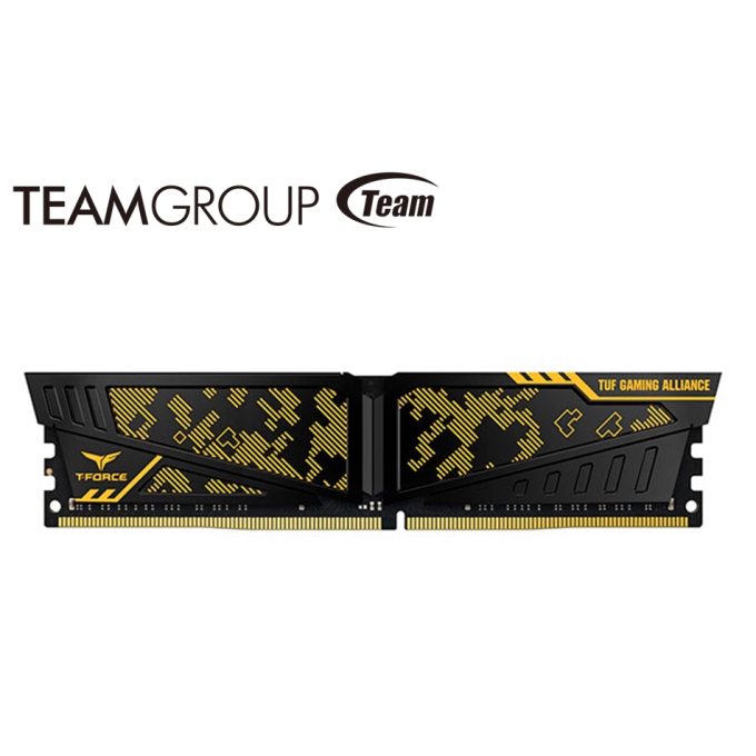 Memoria TEAMGROUP T-FORCE VULCAN TUF Gaming Alliance DDR4, 16GB DDR4-3200MHz, CL16, 1.35V / TEAMGROUP