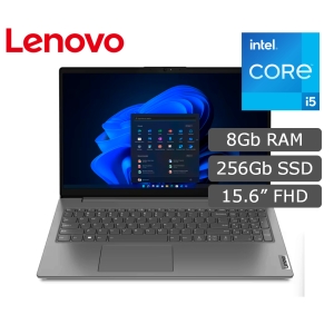 Laptop Lenovo V15 G4 IAH, Core i5-12500H hasta 4.5GHz, Memoria RAM 8GB DDR4-3200MHz, Pantalla 15.6 FHD TN
