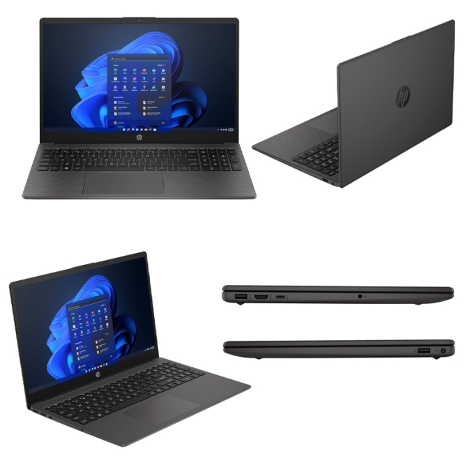 Laptop HP 250 G10, Intel i7-1355U 1.70/5.00GHz, Memoria RAM 16GB DDR4-3200MHz, Disco Solido 512GB, Pantalla 15.6pulgadas LCD LED HD / HP