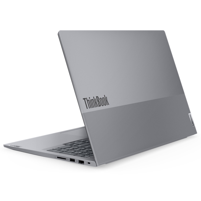 Laptop Lenovo ThinkBook 16 G6, Core i7-13700H 2.4/5.0GHz, Memoria RAM 16Gb DDR5, Disco Solido 1Tb SSD M.2 NVMe, Pantalla 16pulgadas WUXGA IPS / Lenovo
