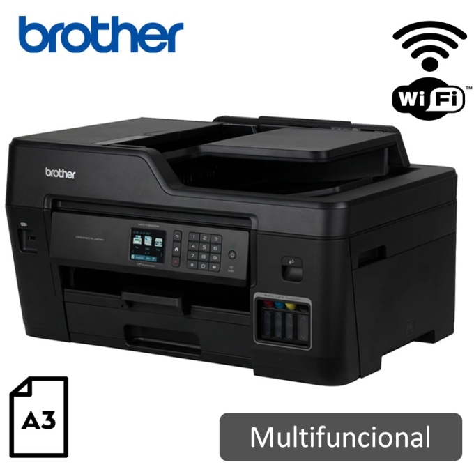 Impresora Multifuncional Brother MFCT4500DW A3 WiFi Inalambrica, DUPLEX, ADF / Brother