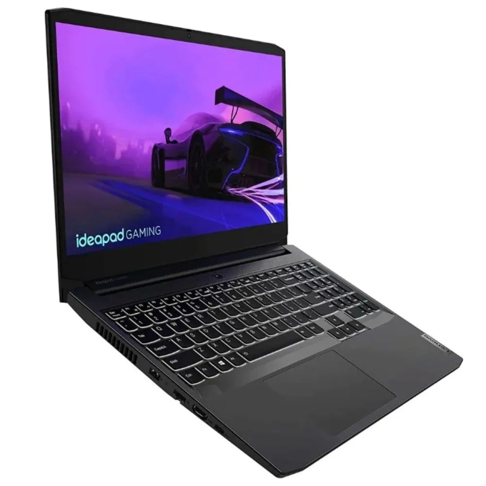 Laptop Lenovo IdeaPad Gaming 3, Intel i5-12450H, Memoria RAM 8Gb DDR4, Disco Solido 512Gb SSD M.2, Video NVIDIA GeForce RTX 3060 6Gb GDDR6, Pantalla 15.6pulgadas FHD IPS, Gamer / Lenovo