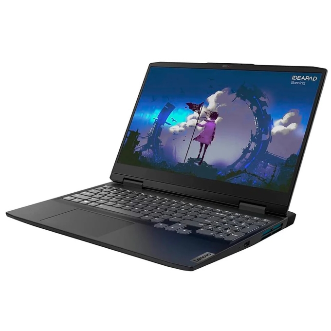 Laptop Lenovo IdeaPad Gaming 3, Intel i5-12450H, Memoria RAM 8Gb DDR4, Disco Solido 512Gb SSD M.2, Video NVIDIA GeForce RTX 3060 6Gb GDDR6, Pantalla 15.6pulgadas FHD IPS, Gamer / Lenovo