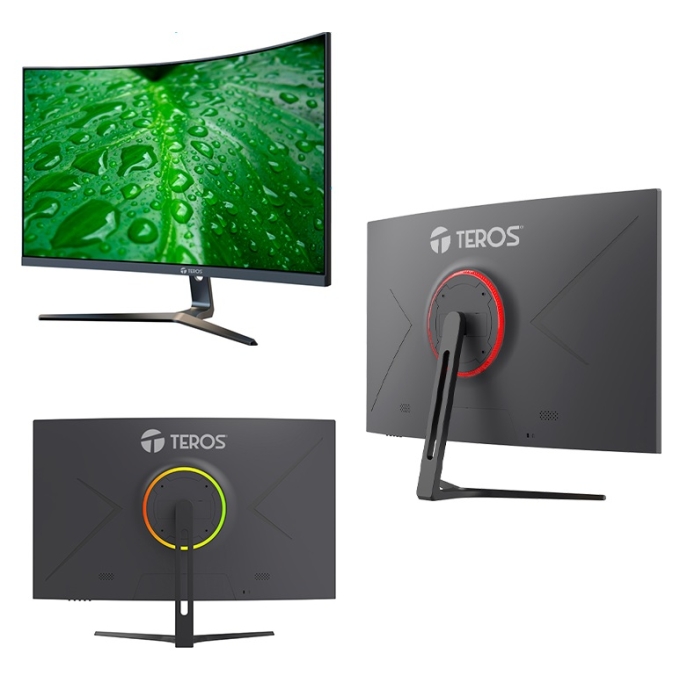 Monitor Teros TE-3250S, 31.5pulgadas Curvo, 75Hz, VA, 2560x1440 QHD, HDMI / DisplayPort, Freesync / Teros