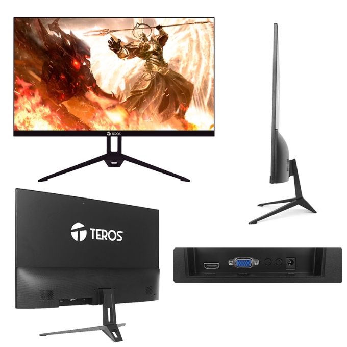 Monitor Teros TE-2712S, 27pulgadas IPS, FLAT 100Hz, 1920x1080, Full HD, HDMI / Teros