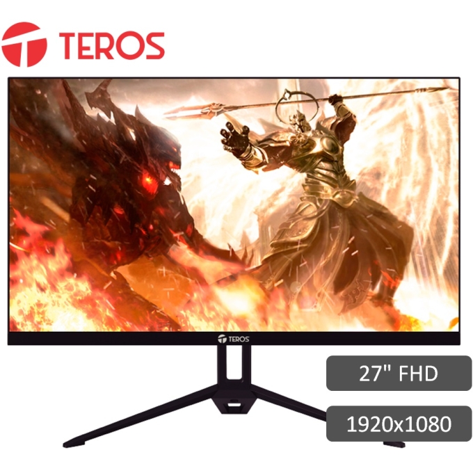 Monitor Teros TE-2712S, 27pulgadas IPS, FLAT 100Hz, 1920x1080, Full HD, HDMI / Teros