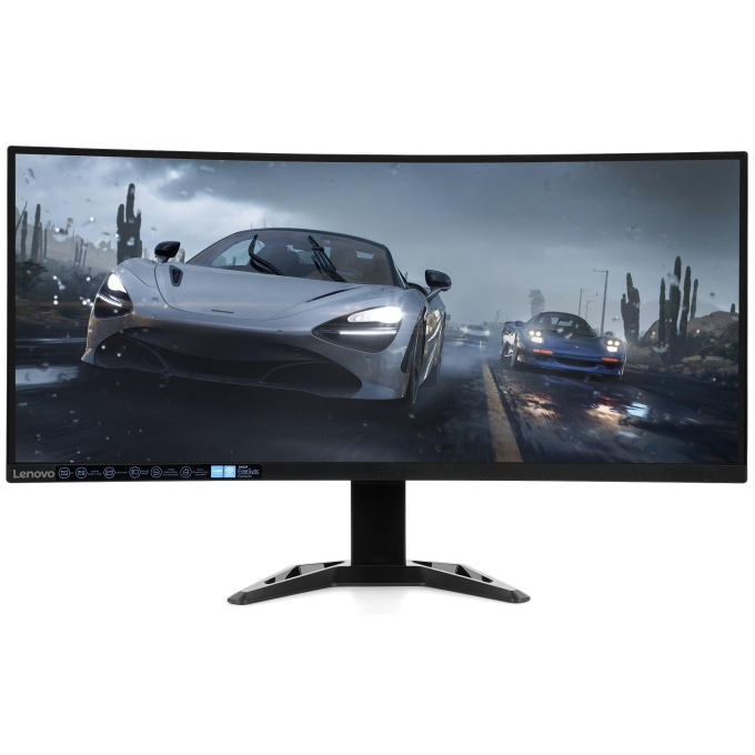 Monitor Lenovo G34w-30, 34pulgadas WLED VA UWQHD 21:9 1ms 165Hz Curvo HDMIx2 / DPx1 / Parlantes (3Wx2) Gamer UltraWide / Lenovo